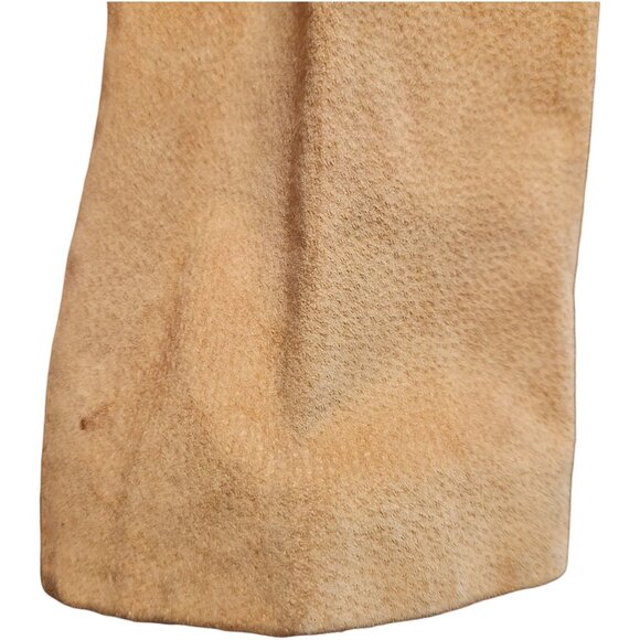 Vintage Men's M Julian Suede Fringe Concho Western Motorcycle Tan Jacket Sz 16 - Picture 7 of 16